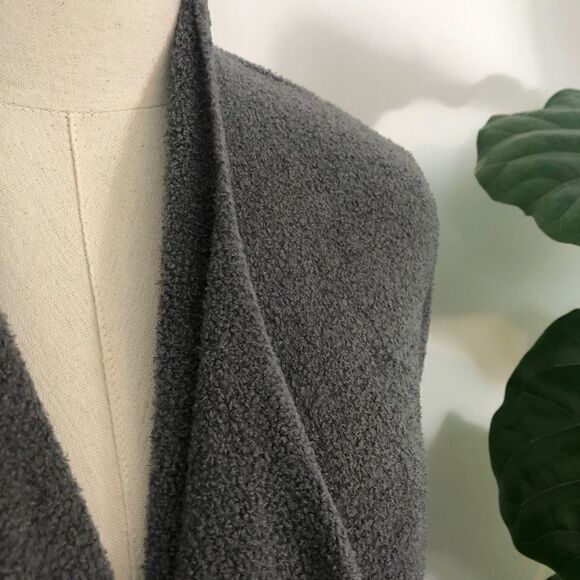 Barefoot Dreams CozyChic Lite Calypso Wrap Cardigan Grey XXS/XS - Picture 5 of 7